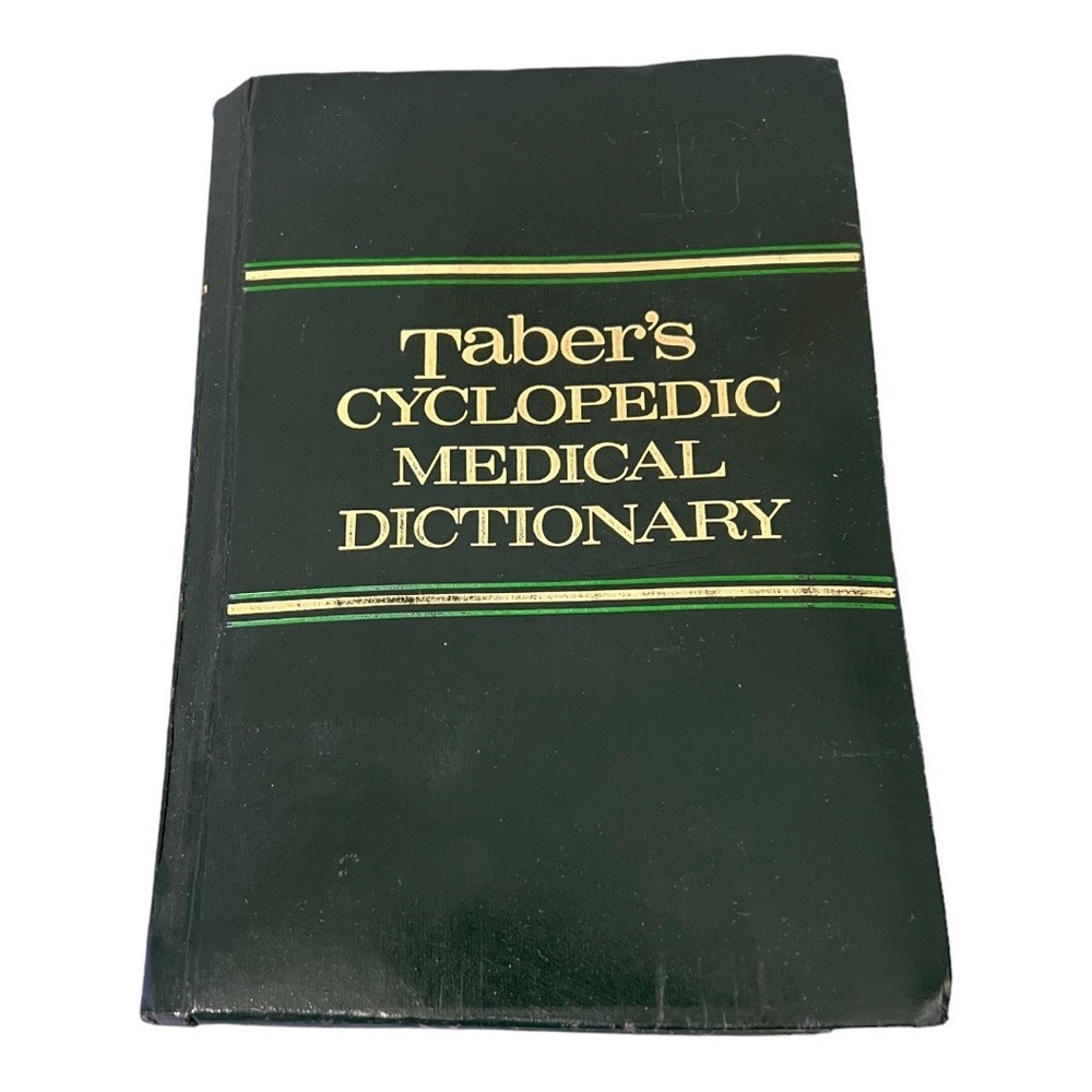 Taber's CYCLOPEDIC MEDICAL DICTIONARY hardcover book